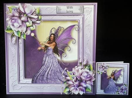 'lumos' with Pale Purple Roses Mini Kit by Deborah Sweet