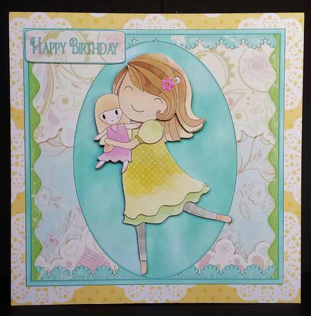 Playtime Girl and Her Doll Mini Kit by Deborah Sweet