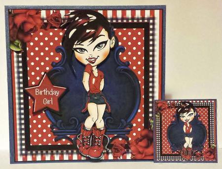 The Tomboy Card Front Kit by Deborah Sweet