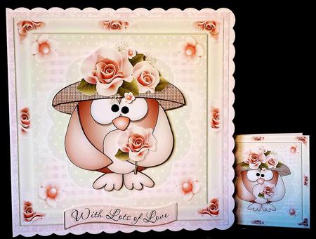 Mother Owl Birthday/mother's Day Topper by Deborah Sweet