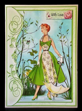 1950's Springtime Lady by Deborah Sweet