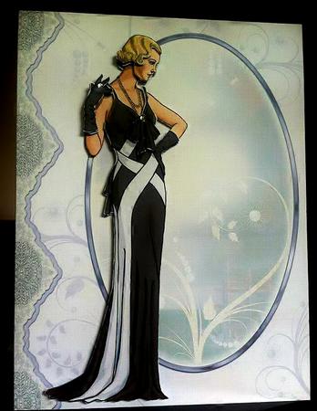 Reflection of Elegance Decoupage by Deborah Sweet