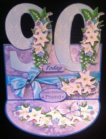 Over the Edge Easel Card Kit - 40 with Flowers by Deborah Sweet