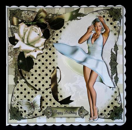 Polka Dot and Roses Marilyn Style Mini Kit by Deborah Sweet