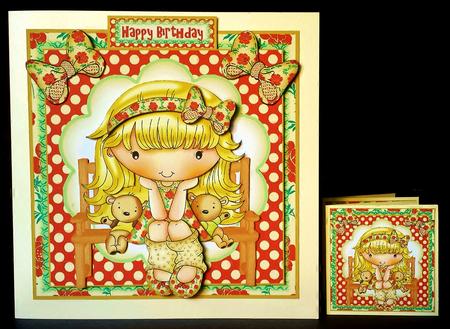 Penny's Little Bears Card Front Kit by Deborah Sweet