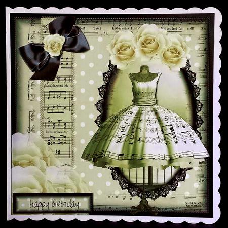Gorgeous Polka Dots and the Music Dress Topper by Deborah Sweet