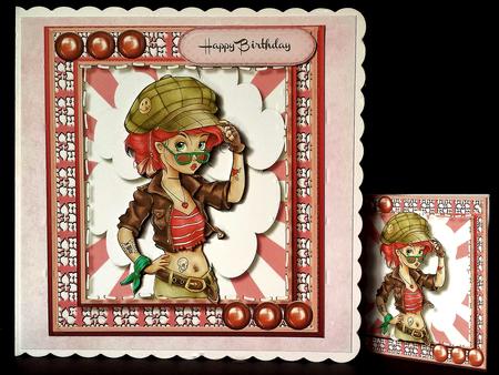 8x8 Mini Kit Rebel Without a Care by Deborah Sweet