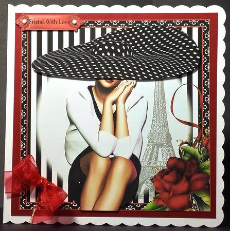 Paris with Love Card Front Kit by Deborah Sweet