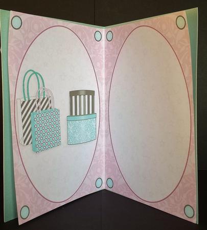 Boxes & Bags in Mint & Pink A5 Insert by Deborah Sweet