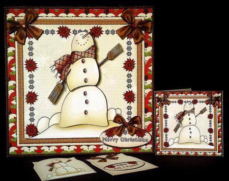 Country Christmas Cardtopper Kit 510 by Deborah Sweet