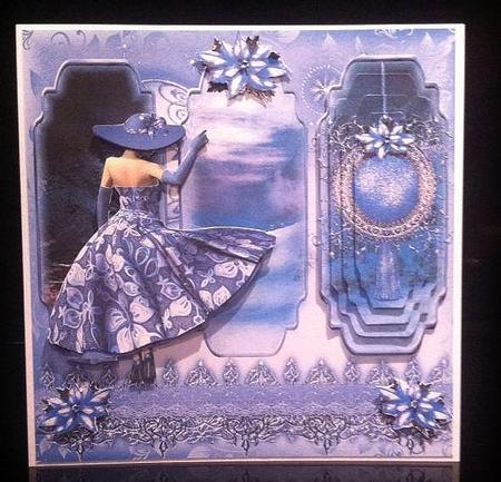 1950's a Very Purple Christmas Mini Kit by Deborah Sweet