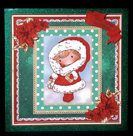Cute Across the Miles Card Front Kit by Deborah Sweet