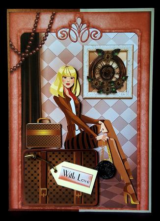 Fashionista! Waiting for the Train by Deborah Sweet