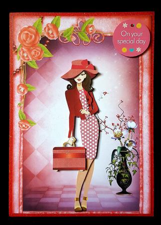 Fashionista! Lady in Red by Deborah Sweet