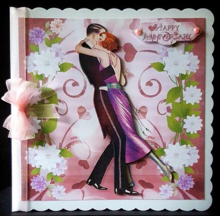 Falling for You Art Deco Couple Mini Kit by Deborah Sweet