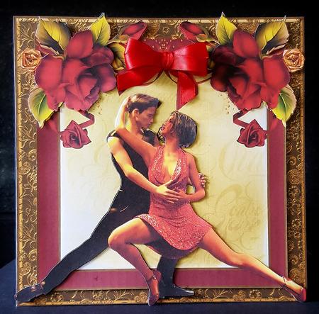 Tango Through the Night Card Front Kit by Deborah Sweet