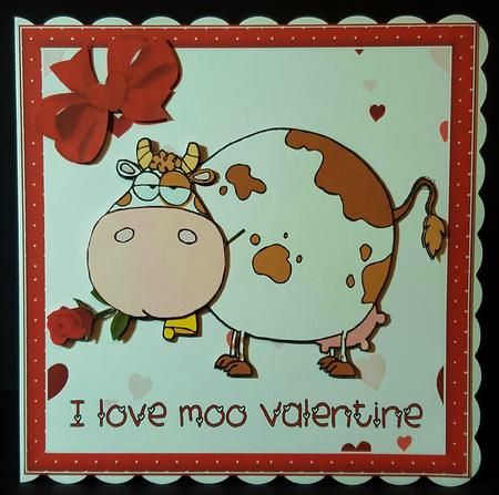 I Love Moo Valentine by Deborah Sweet