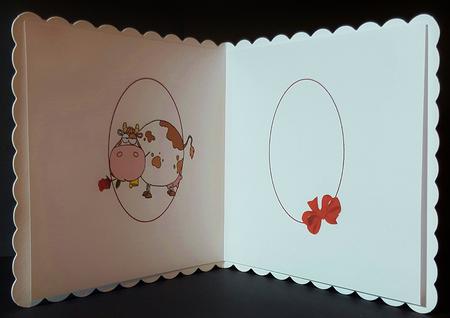 I Love Moo Valentine Insert by Deborah Sweet