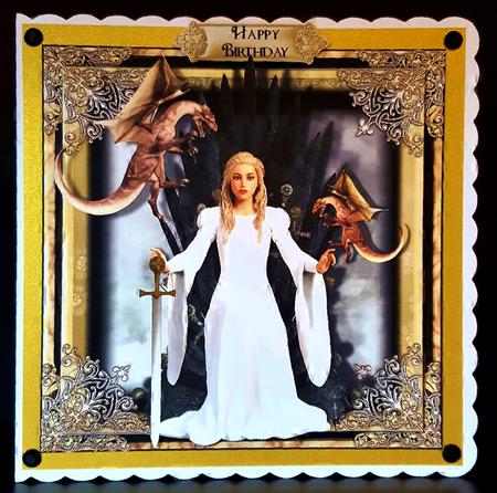 The Dragon Lady Card Front Kit by Deborah Sweet