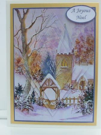 Winter Church Diamond Pyramage by Deborah Turner