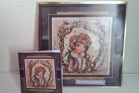 Lady of the leaves mini kit by Deborah Turner