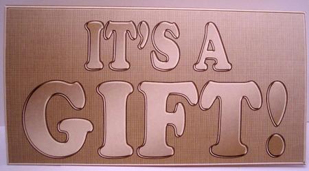 Elegant It's a Gift Money or Gift Wallet and Card by Deborah Braun