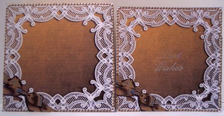 Old Gold 3in Mini Card Envelope Block Stacker Aio by Deborah Braun