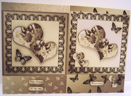 8 x 8 Elegant Romance Kit with 3D Decoupage by Deborah Braun