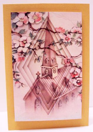 Wedding Church Easy Diamond Tunnel Sheet by Deborah Braun