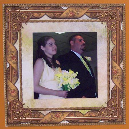Tapestry Watercolour Bronze Fancy 8in Picture Frame by Deborah Braun