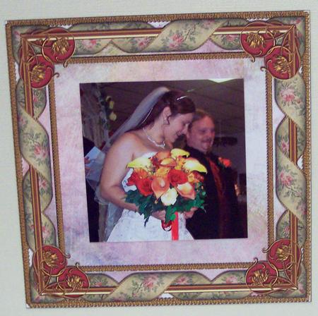 Tapestry Watercolour Lilac Fancy 8in Picture Frame by Deborah Braun