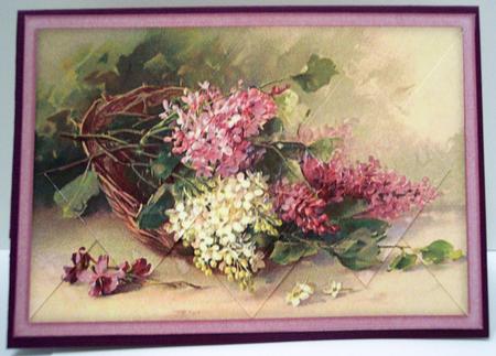 Shades of Lilac - Diamond Stacker Card by Deborah Braun