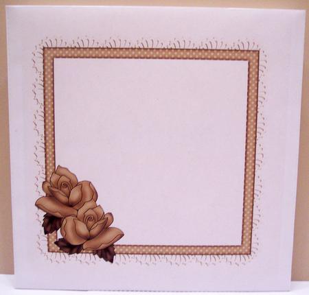 Just Roses 8 x 8 Envelope Kit by Deborah Braun