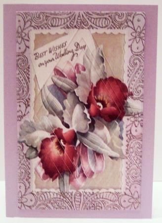 Floral Wedding Day Easy Tunnel Sheet by Deborah Braun