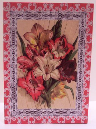 Lace Lily Bouquet A4 Swirvey Side Stacker Kit by Deborah Braun