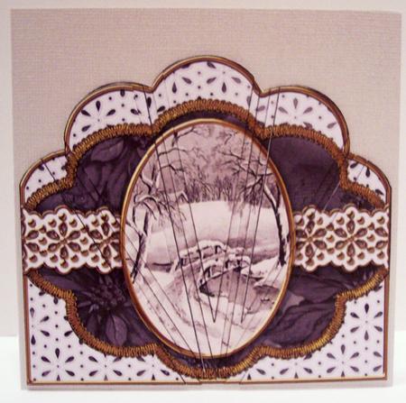 Snow Bridge Embroidery Anglaise Scallop Deco Stacker by Deborah Braun