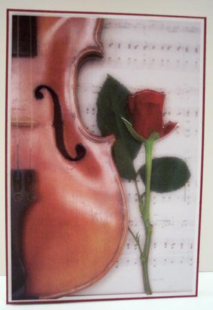 Romantic Violin by Deborah Braun