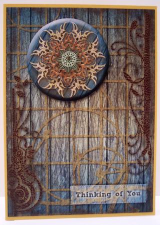 Grungeez 2 Thinking of You 5x7 Card by Deborah Braun