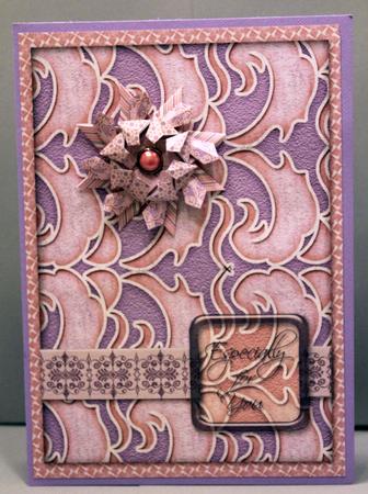 Lottie Tbf Fold, Anna 1 Tea Bag Folding Topper & Tiles by Deborah Braun