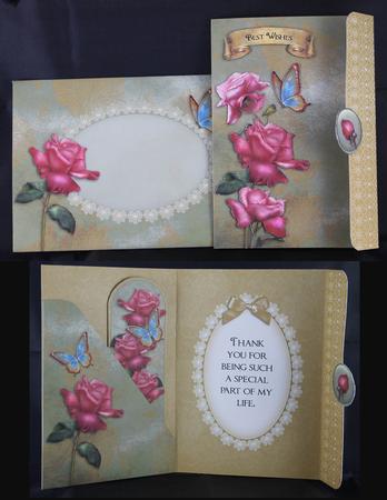 Antique Roses - Portfolio Card Kit by Deborah Braun