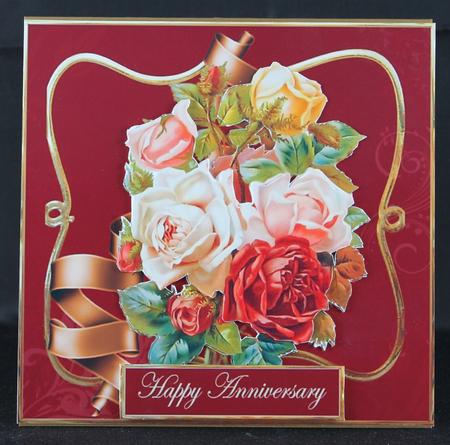 Anniversary Roses by Deborah Braun