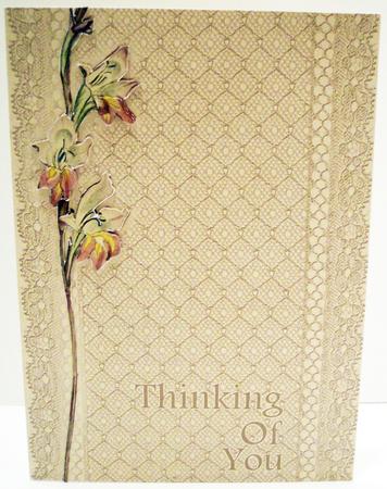 Thinking of You Card Front by Deborah Braun