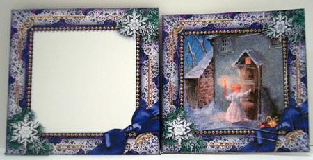Choirboy Knocking Snow 3in Mini Card Envelope Pointy Aio by Deborah Braun