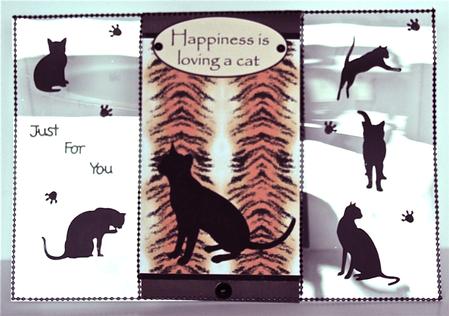 Happiness is Loving a Cat Love You Love Your Cat by Debra Macey