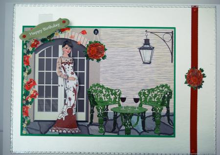Evening on the Terrace by Debra Macey