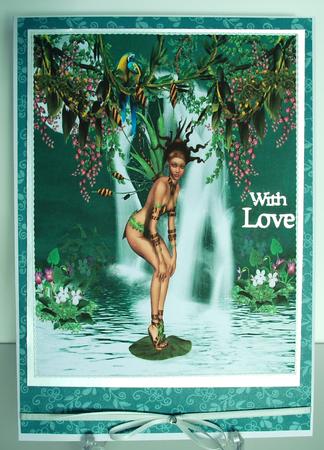 A4 Rain Forest Fairy by Debra Macey
