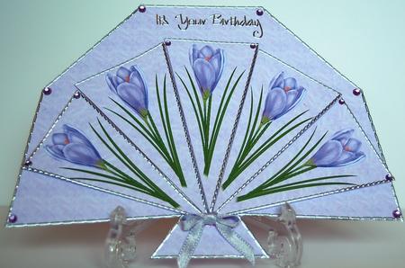 A Fan Full of Crocus by Debra Macey