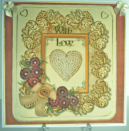 Victorian Beaded Heart Toppers by Debra Macey