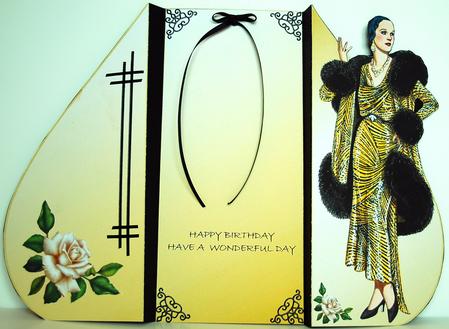 A Rose by Any Other Name-tear Drop Card by Debra Macey