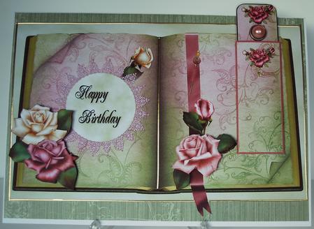 Green Book with Pocket and Bookmark by Debra Macey